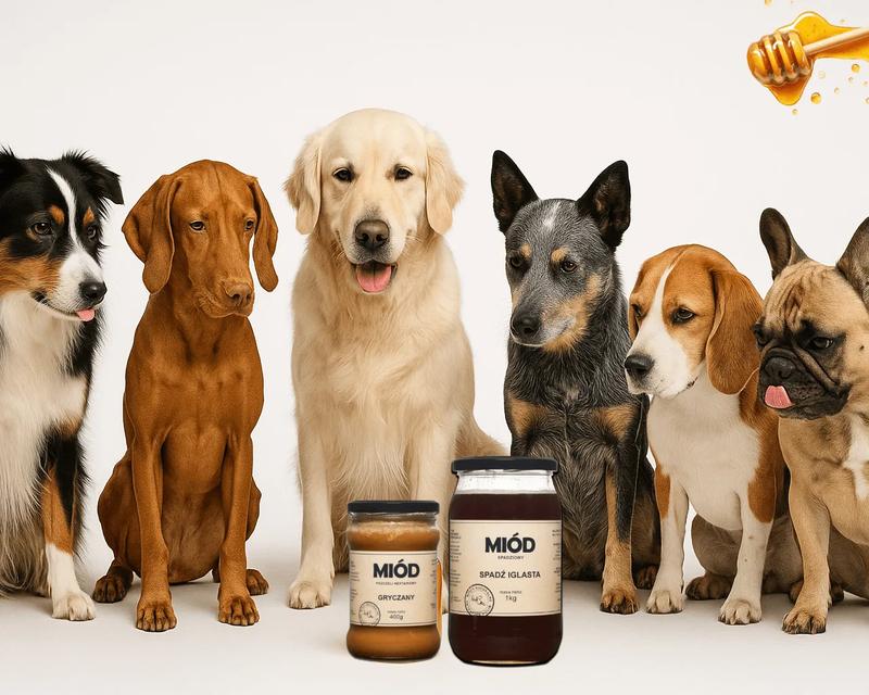 Bezpieczeństwo psów i miód