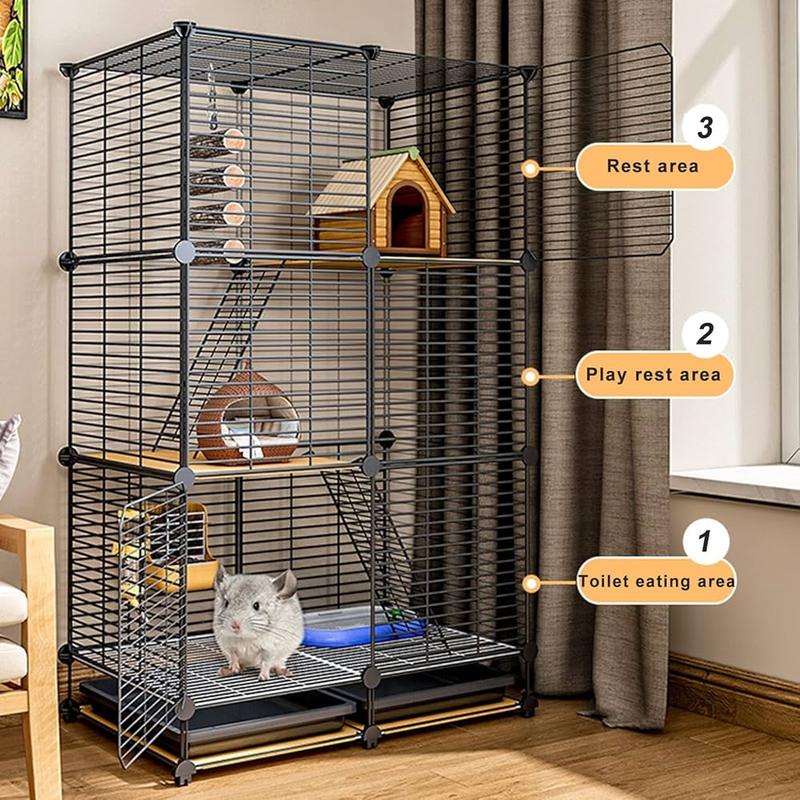 Materiały na klatkę dla szynszyla