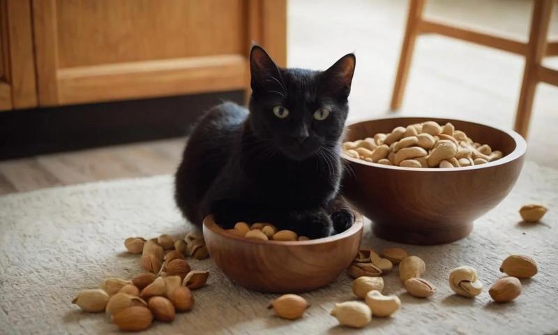 Koty a orzechy nerkowca